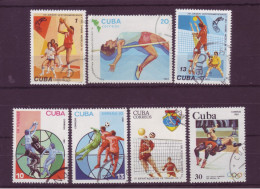 Amérique - Cuba - Sports - 7 Timbres Différents - 6162 - Otros & Sin Clasificación