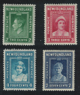 Newfoundland King George VI 4v 1938 MNH SG#277-271 - 1908-1947