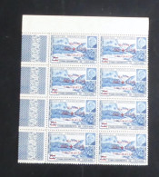 OCEANIE - 1944 - N°YT. 169 - Oeuvres Coloniales Bleu - Bloc De 8 Bord De Feuille - Neuf Luxe** / MNH - Neufs