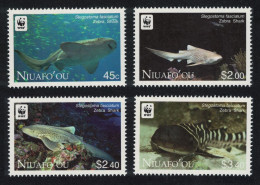 Niuafo'Ou WWF Zebra Shark 4v 2012 MNH SG#348-351 - Tonga (1970-...)