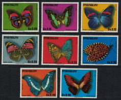 Paraguay Butterflies 8v 1976 MNH MI#2794-2801 Sc#1655 - Paraguay