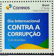 PB 09 Brazil Personalized Stamp International Day Against Corruption 2014 - Personalized Stamps