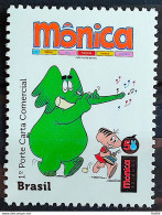 C 3337 Brazil Depersonalized Stamp Turma Da Monica Child Drawing 2014 Elephant Music Drum - Personalisiert