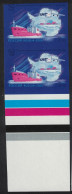 Russia Antarctic Research Icebreaker Airplane Black Print Pair 2006 MNH SG#7389 - Nuovi