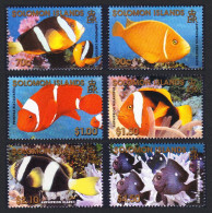 Solomon Is. Reef Fish 6v 2001 MNH SG#996-1001 Sc#921-926 - Solomon Islands (1978-...)