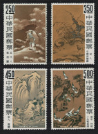 Taiwan Ancient Chinese Paintings 4v 1966 MNH SG#577-580 MI#599-602 - Unused Stamps