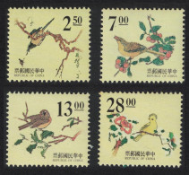 Taiwan Chinese Engravings Birds 4v 1995 MNH SG#2264-2267 - Unused Stamps