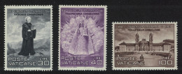 Vatican 11th Death Centenary Of St Meinrad 3v 1961 MNH SG#340-342 Sc#298-300 - Nuovi