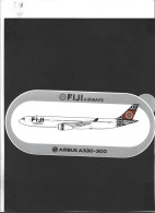 Autocollant  ** Fiji Airways   **  Airbus A 330-300 - Stickers