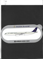 Autocollant  ** Saudia  ** Airbus A 330-300 - Adesivi