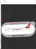 Autocollant  **  Tianjîn Airlines ** Airbus A330-200 - Autocollants