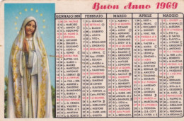 Calendarietto - Istituto Missionario - Foligno - Perugia - Anno 1969 - Klein Formaat: 1961-70