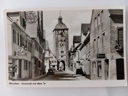 Bönnigheim, Hauptstraße U. Oberes Tor, Geschäfte, Altes Auto, 1950 - Ludwigsburg