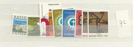 1972 MNH UNO Geneve, Geneva, Genf, Year Complete, Postfris - Unused Stamps