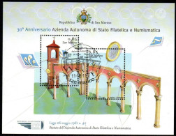 San Marino Saint-Marin 2011  Yvertn° Bloc  55 (°) Oblitéré Cote 4,50 € - Blocs-feuillets