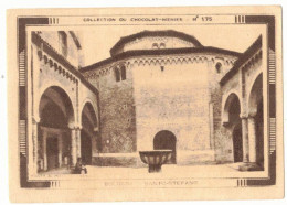 IMAGE CHROMO CHOCOLAT MENIER ALIMENTS N° 175 ITALIE EMILIE ROMAGNE BOLOGNE SANTO STEFANO BASILIQUE SANCTUAIRE REGIGION - Menier