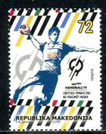 MACEDONIA 2019 - World Men's Handball Championship-Denmark-Germany-MNH Set - Macedonia