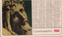 Calendarietto - Istituto Missionario Sacro Cuore - Monza - Anno 1963 - Kleinformat : 1961-70