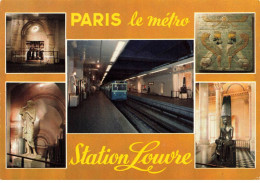 75001 PARIS AA#DC948 STATION DE METRO LE LOUVRE - Stations, Underground