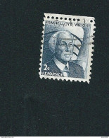 N° 794A USA - Franck Lloyd Wright (1869-1959) 2c., Gris-bleu Timbre Etats Unis (1965) Oblitéré - Used Stamps