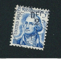 N° 796 George Washington 5c., Bleu Timbre  Etats Unis (1965) Oblitéré  USA United States Stamp - Usados