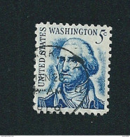 N° 796 George Washington 5c., Bleu Timbre  Etats Unis (1965) Oblitéré  USA United States Stamp - Gebraucht