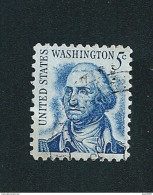 N° 796 George Washington 5c., Bleu Timbre  Etats Unis (1965) Oblitéré  USA United States Stamp - Oblitérés