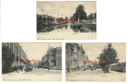 Delcampe - Lot 3 X Oude Postkaarten Utrecht CPA AK Rijnkade F.C. Dondersstraat Emmalaan Ansichtkaarten Geanimeerd - Utrecht