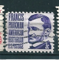 N° 818a Francis Parkman (1823-1893), American Historian Etats-Unis (1967) Oblitéré USA Pli - Usati