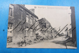 Neuve-Eglise Rue De Locre Brasserie Crabbe Ruines De Guerre Mondiale 1914-1918 - Heuvelland