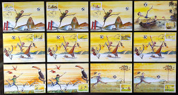 Brazil Maximo Postcard 290A World Cup Art Of Football CBC MT - Maximumkaarten