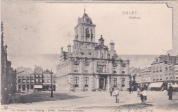 2603369Delft, Stadhuis. (poststempel 1903)(linksonder Een Vouw) - Delft