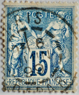 -Sage N°90  Obl : PARIS DEPART 1899. - 1876-1898 Sage (Type II)