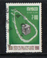Sri Lanka - 1981 - The 50th Anniversary Of Universal Franchise - Used. ( Condition As Per Scan) - Sri Lanka (Ceylan) (1948-...)