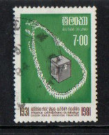 Sri Lanka - 1981 - The 50th Anniversary Of Universal Franchise - Used. ( Condition As Per Scan) - Sri Lanka (Ceylon) (1948-...)