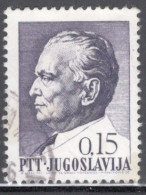 Yugoslavia 1967 Single Stamp For The 75th Anniversary Of The Birth Of President Josip Broz Tito (1892-1980) In Fine Used - Usados