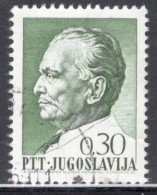 Yugoslavia 1967 Single Stamp For The 75th Anniversary Of The Birth Of President Josip Broz Tito (1892-1980) In Fine Used - Usati