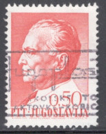 Yugoslavia 1967 Single Stamp For The 75th Anniversary Of The Birth Of President Josip Broz Tito (1892-1980) In Fine Used - Usados