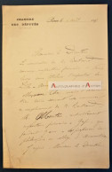 ● L.A.S 1891 Gustave DRON Ancien Maire De TOURCOING Né à Marcoing Député Du Nord Médecin - Lille Armentières Lettre - Politiques & Militaires