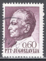 Yugoslavia 1967 Single Stamp For The 75th Anniversary Of The Birth Of President Josip Broz Tito (1892-1980) In Fine Used - Oblitérés