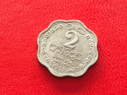 Münze Münzen Umlaufmünze Sri Lanka 2 Cents 1971 - Sri Lanka (Ceylon)