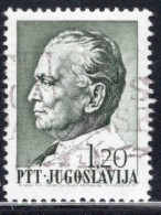 Yugoslavia 1967 Single Stamp For The 75th Anniversary Of The Birth Of President Josip Broz Tito (1892-1980) In Fine Used - Usati