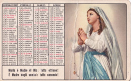 Delcampe - Calendarietto - Leggete E Fifondete - Il Jacobis - Rivista Missionaria - Napoli - Anno 1969 - Petit Format : 1961-70