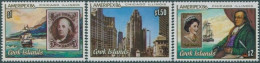 Cook Islands 1986 SG1069-1071 Ameripex Stamp Exhibition Set MNH - Cook Islands