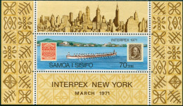 Samoa 1971 SG364 Interpex Stamp Exhibition MS MNH - Samoa