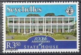 Seychelles 2011, The State House In Victoria, MNH Single Stamp - Seychellen (1976-...)