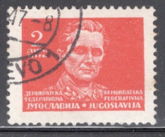 Yugoslavia 1945 Single Stamp From The New Daily Stamps In Fine Used - Used Stamps