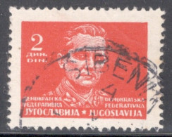 Yugoslavia 1945 Single Stamp From The New Daily Stamps In Fine Used - Oblitérés