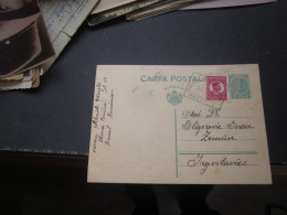 Carta Postala Chesia To Zemun 1935 - Covers & Documents