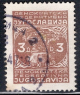 Yugoslavia 1945 Single Stamp From The New Daily Stamps In Fine Used - Used Stamps